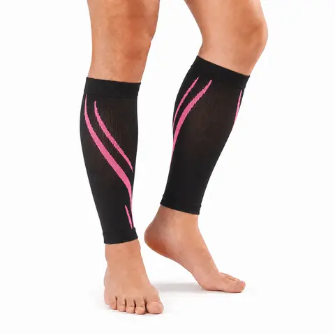Isunie Calf Compression Sleeves 1/2 Pairs for Women & Men – Breathable, Sweat-Wicking Compression for Calf Support, Running, Fitness, Skipping Rope, Volleyball