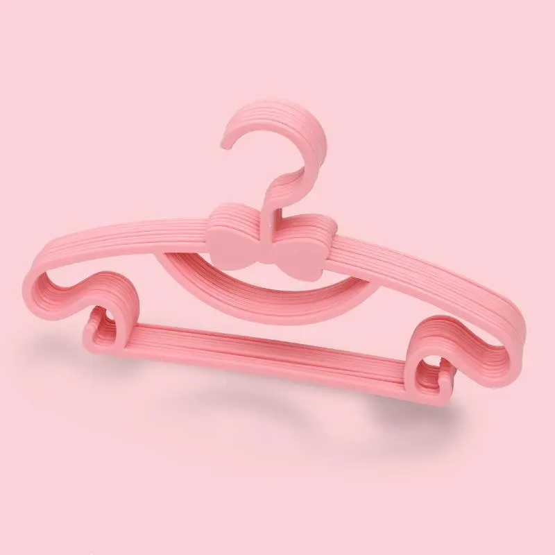 Durable Kids Clothes Hanger (10pcs), Portable Display Plastic Hanger, Durable Clothes Drying Rack, Clothes Hanger for Home, Travel, School, Office, Summer for Gift
