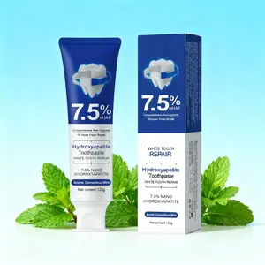 Hydroxyapatite Toothpaste Mild Mint for Fresh Breath, Mint Cleaning Toothpaste, Gently Cares for Sensitive Teeth, Polished Smile, Oral Care Essentials, Repair Toothpaste, Gentle Effective Toothpaste