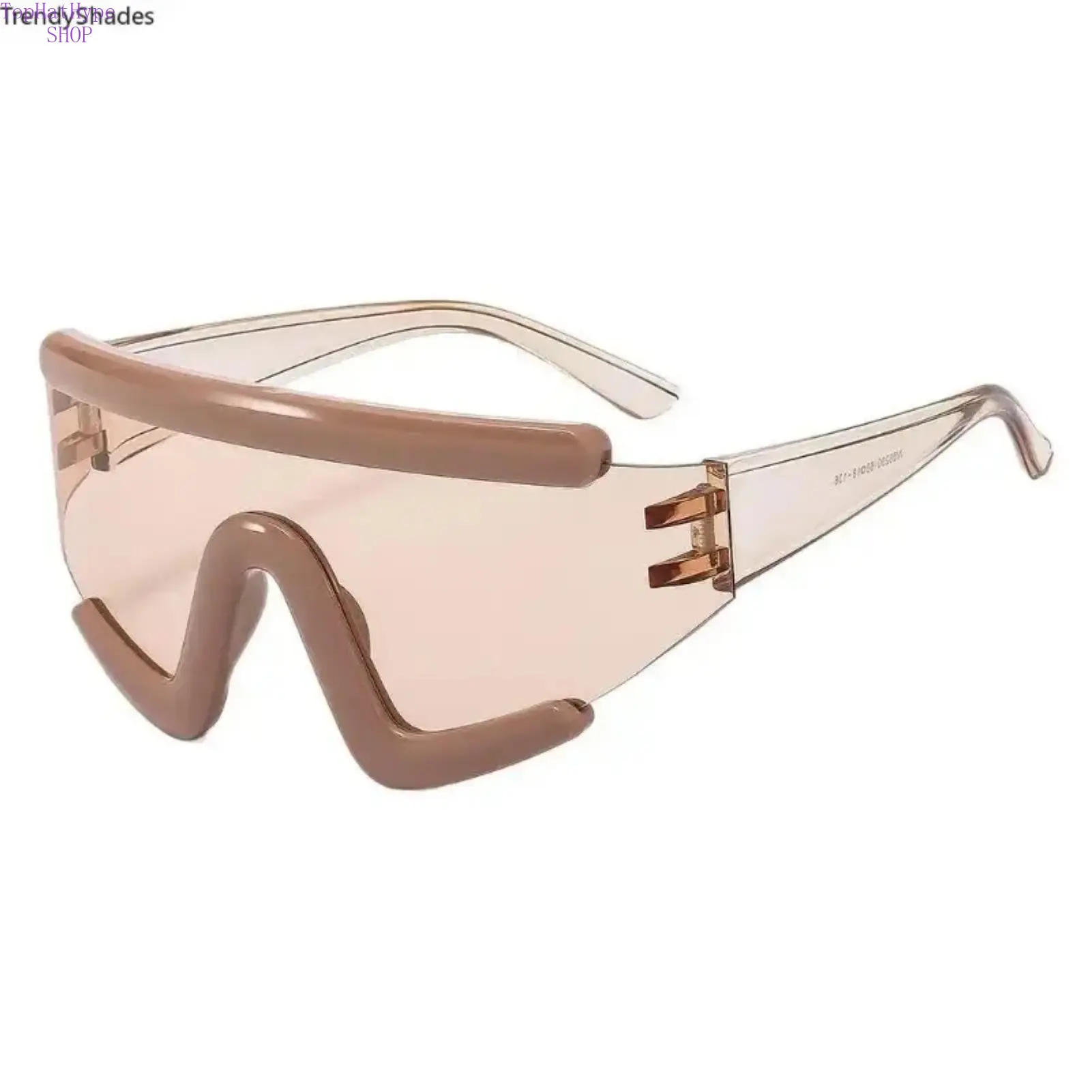 Men's Polycarbonate Cycling Sunglasses, Wraparound Large Frame with Anti-Glare Lenses, Windproof Bicycle Accessories for Riding and Running, Cycling Accessories, Sports Sunglasses, Wrap Around Sunglasses