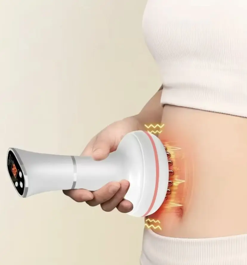[Renhui] Professional body massage & lymphatic drainage massage tool - heating vibration device that makes the skin smooth and deeply relaxed - portable wellness gift - summer wins deals for you days