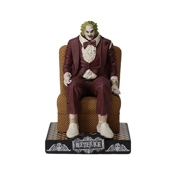 Beetlejuice Shrunken Head Bobblehead Collectible Figure Pvc Collectible Statue
