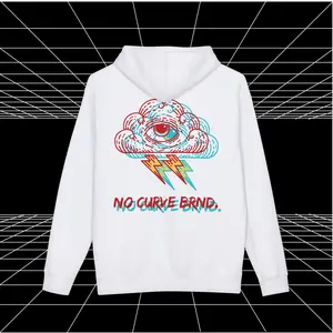 3D ALL SEEING EYE CLOUD HOODIE | NO CURVE BRND.