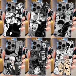 Gojo Phone Case - Shockproof Comic Book Protective Case Suitable for Phone Case For 17 16 15 14 13 12 11 X XS AIR PRO PLUS MAX AIR Phone Case #YGSJDZS1