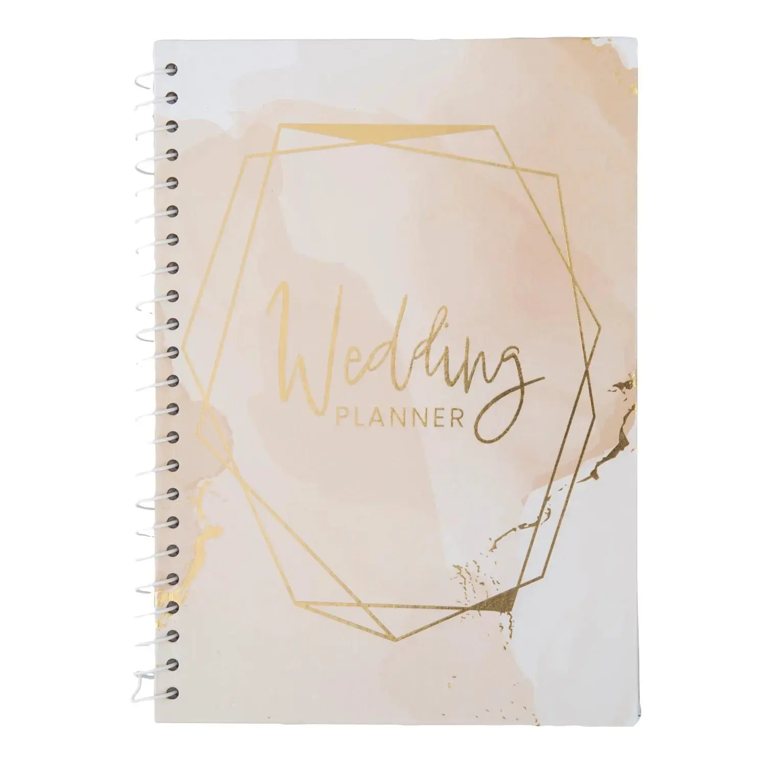 Wedding Planning Book, 5.75x8.25in 20-Pg Office Desk Organizer Journal for Engaged Couples, Lightweight Design with Checklists & Organizational Pages