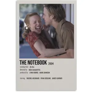 The Notebook Poster Room Aesthetic Poster Print Art Wall Painting Canvas Posters Modern Bedroom Decor Framed Canvas Wrap Frame