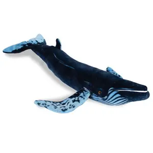Real Planet™ Blue Humpback Whale Realistic Plush Stuffed Animal plush stuffedanimals