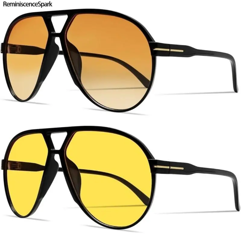 Unisex UV Protective Vintage Square Aviator Sunglasses - 70s Retro Frame, Tinted Lenses, Glare Reduction, Lightweight Versatile Sports Eyewear for Outdoor Travel, Uv Protective Sunglasses, Vintage Square Sunglasses