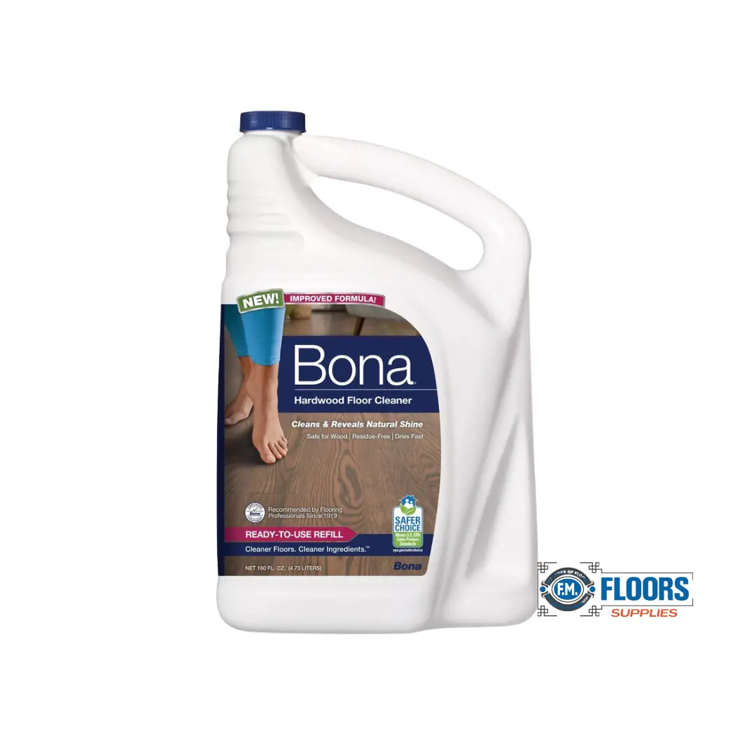 Bona Hardwood Floor Cleaner Refill Spray Cartridge - USDA Certified Biobased Plant-Based Household Liquid Cleaner, Naturally Derived, Non-Toxic, Fast-Drying, Splashless, Residue-Free Home Care Supply