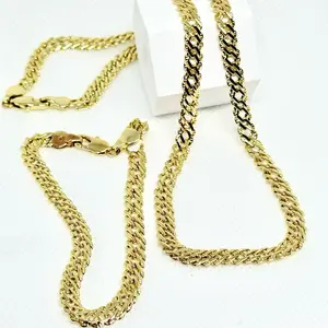 14K Gold-Filled Choker and Bracelet Set