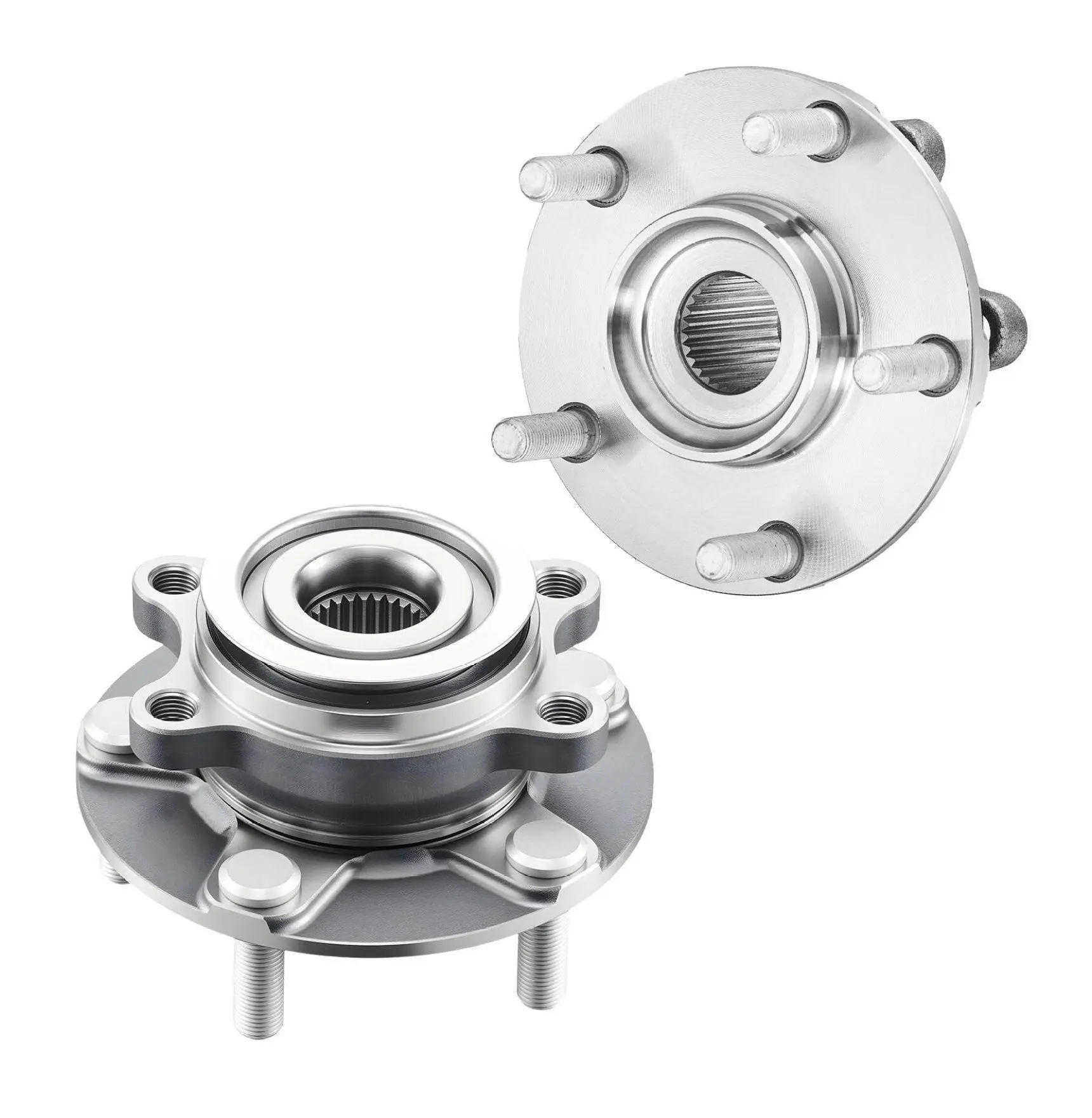 Wheel Bearing & Hub Assembly 2PCS for Nissan Rogue Select/Sentra SE-R, Front Wheel Hub Assembly Replacement, OEM 513298, 40202-JG000 Default