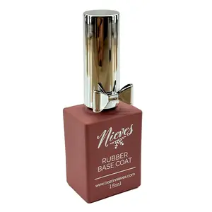 Nieves Rubber Base Coat (15ml 0.5oz) (nude colors)