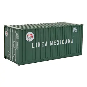 Walthers Scenemaster 949-8008 HO 20' Corrugated Container with Flat Panel - Assembled -- Linea Mexicana
