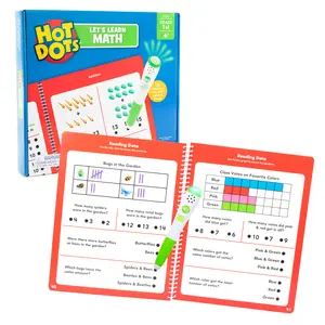 Educational Insights Hot Dots Let's Learn 1st Grade Math, Math Activity Workbook, Ages 6+