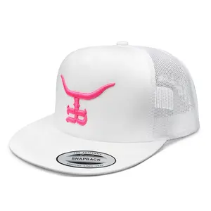 “HOTSHOT” Flatbill Trucker Snapback - Unisex Hat for Men and Women