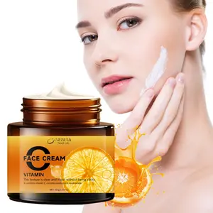 1pc Vitamin C Moisturizing Face Cream, Daily Face Moisturizer, Hydrating Face Cream with Vitamin C Extracts, Deep Hydration, Gentle Repair, Suitable for Sensitive Skin