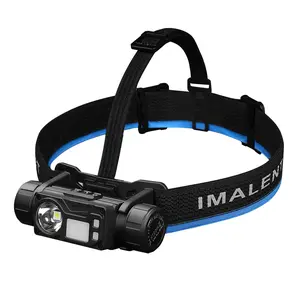 IMALENT HT50 Headlamp 3000 Lumen Led Rechargeable Flashlight, Super Bright Head Lamp with Red White Light for Camping, Outdoor, Running and Hiking