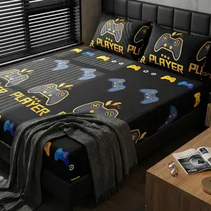 2/3pcs Fitted Sheet, Bedding, Mattress Protector, Bed Cover, Bed Sheet, Cozy Home Textile,1pc Mattress Cover with 1/2pcs Pillowcase, Fits For All Size Beds - Twin, Full, Queen, King, Suitable For All Seasons, Dustproof Bedspread, Floral Style, No Pillow