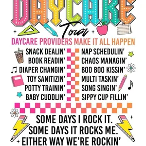 Daycare Sublimation Print