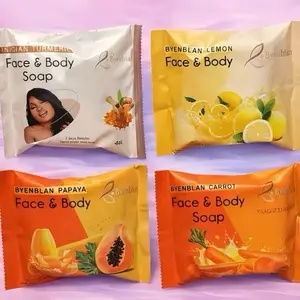 4 pack byen blan face and body soap mixes.