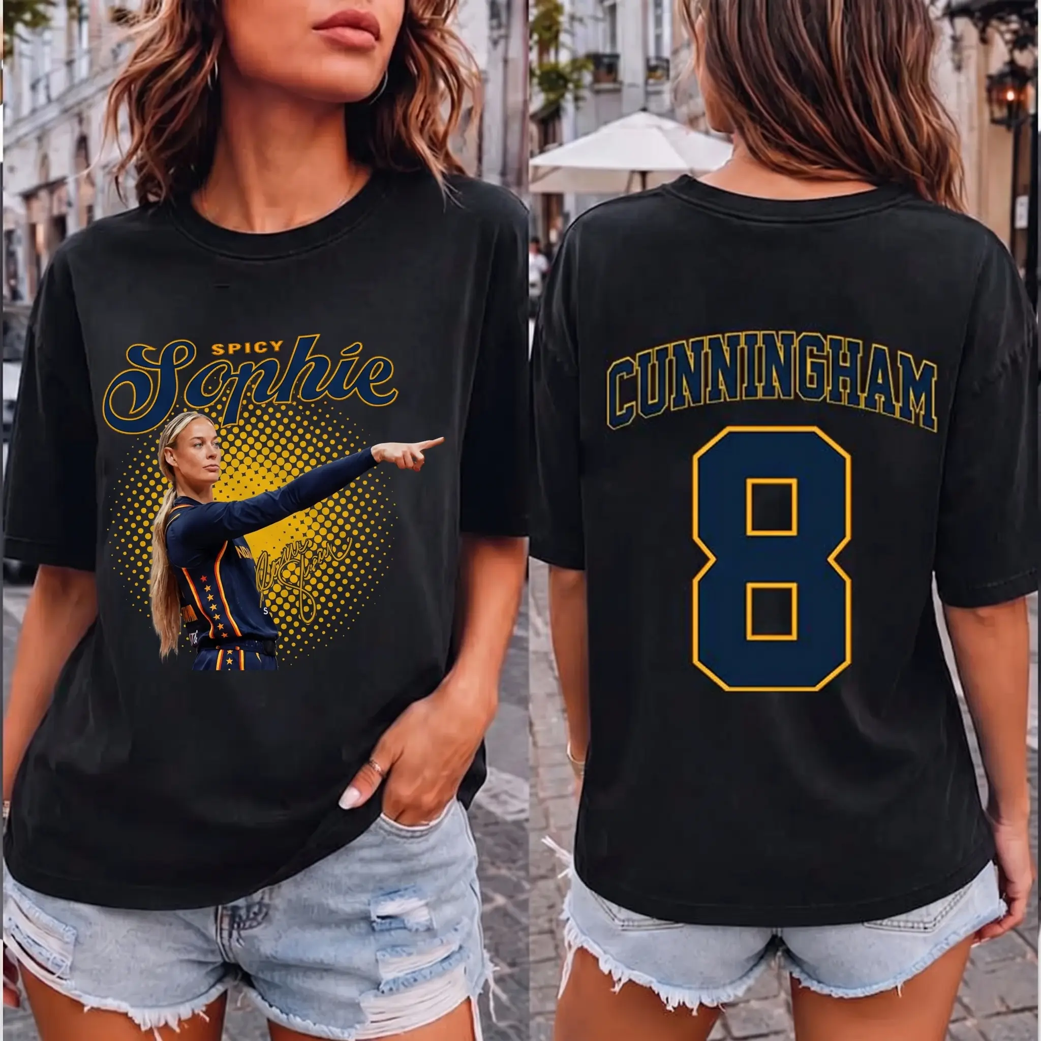 Sophie Cunningham 8 Women Basketball Vintage T Shirt