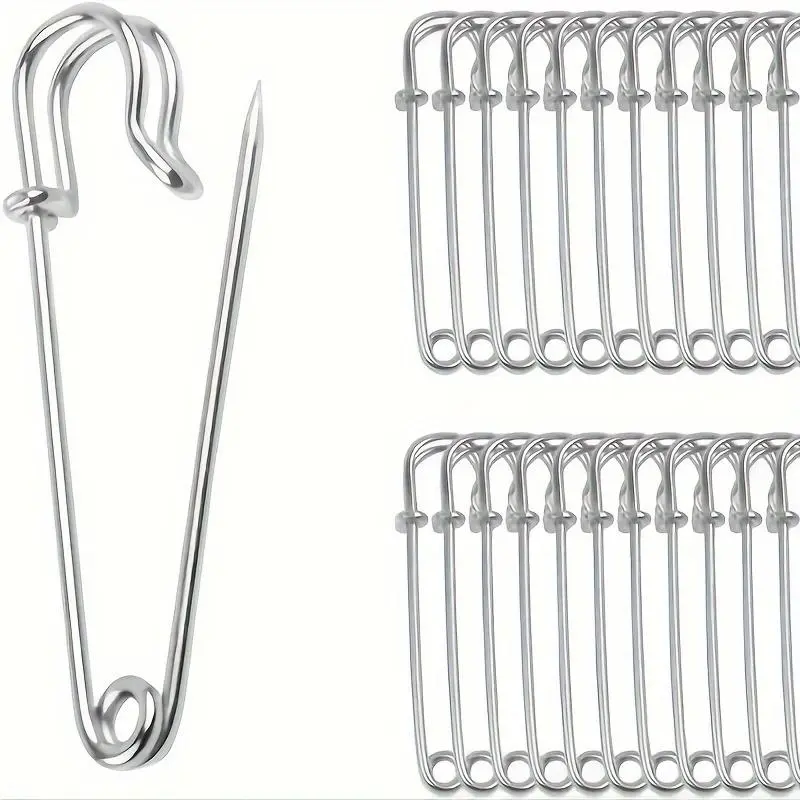 Safety Pin, 30pcs/set Large Safety Pin, Sewing Pins, Sewing Accessories And Supplies, Sewing Tools for Clothes, Quilt, Blanket, DIY Sewing Supplies for Home Use, Sewing Supplies Crafts, Sewing Products