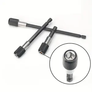 3 pcs Hexagonal Self-Locking Extension Rods Drill screwdriver Portable Tool Accessories Quick-release self-locking connecting rod
