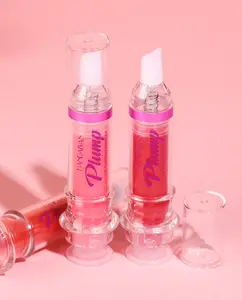 Plumper Glossy Lipstick, Lifter Gloss, Volumizes, High-Shine, Plump& Pout Peppermint Oil Lipgloss Lip Plumper Cosmetic Lip Care