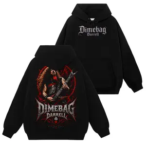 [HellRider Shop] Limited Dimebag Darrell Panteras #93 Hoodie T-Shirt Sweatshirt, Retro Vintage Unisex Graphic 90s Cotton, Gift For Heavy Metal, Rock Y2K Streetwear