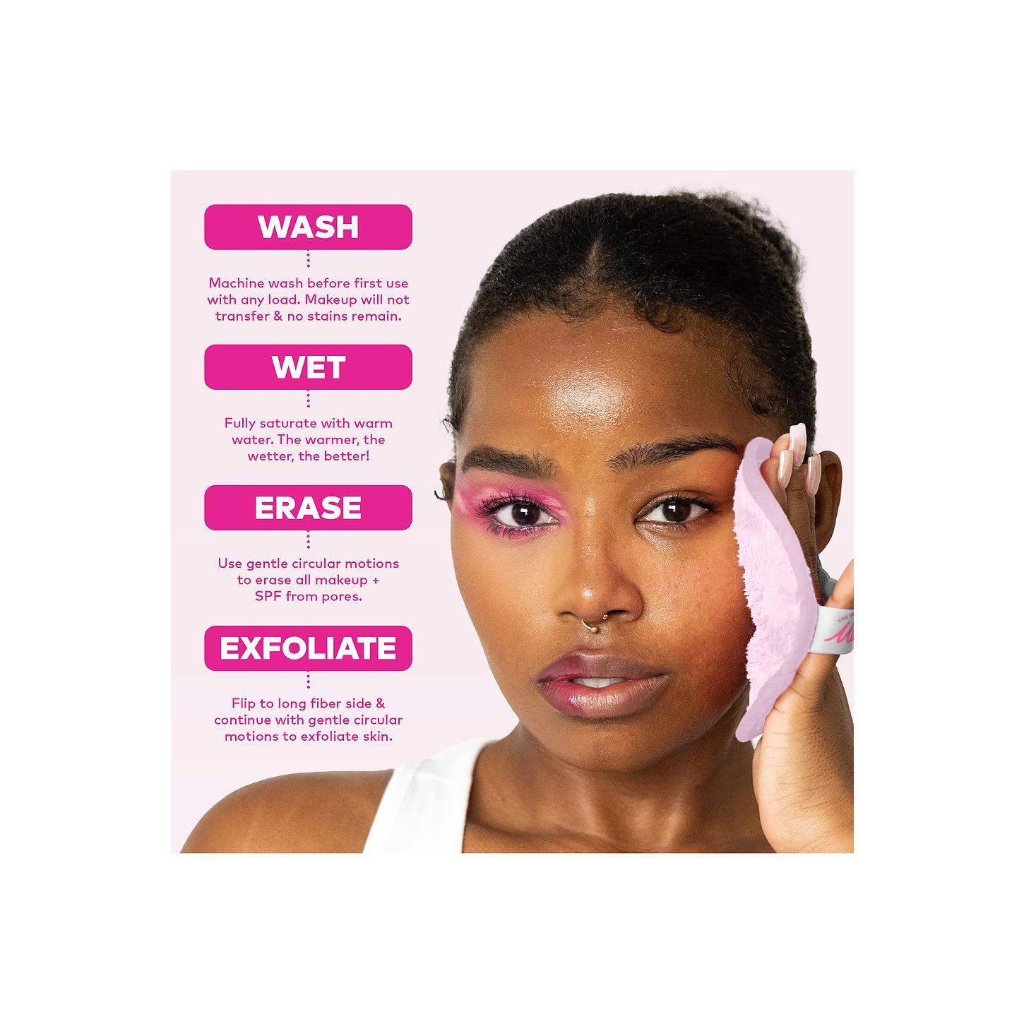 MakeUp Eraser Silver Infused Pro in Pale Pink