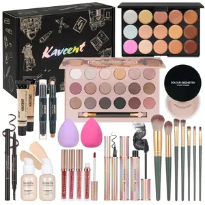 Makeup Sets for Teens  for Women Teenagers Make up Eyeshadow Palette Foundation Concealer Lipgloss Makeup Kit for Women Full Kit Cosmetic Flawless