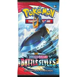 (1) Battle Styles Sealed Pokemon Pack - RIPPED LIVE