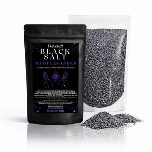 Herbalista Viral Lavander + Black Salt 2oz (56g) | Protection & Cleansing, Ritual & Spell Salt for Witchcraft and Wiccan Practices, Spiritual Purification.