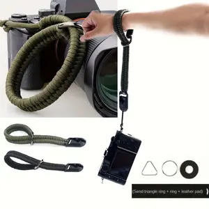 Handmade Braided Camera Wrist Strap, Dslr Camera Hand Rope, Outdoor Photography Camera Belt, Anti-Loss Camera Lanyard