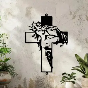 Jesus Cross Wall Art, Wall Decor, Wall Hanging Decor for Home Living Room Bedroom Office School, Home Decor, Religious, Stylish Religious Decor