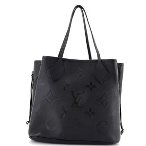 Pre-owned Louis Vuitton Leather Tote Bags REBAG Neverfull NM Tote Monogram Empreinte Giant MM by Rebag