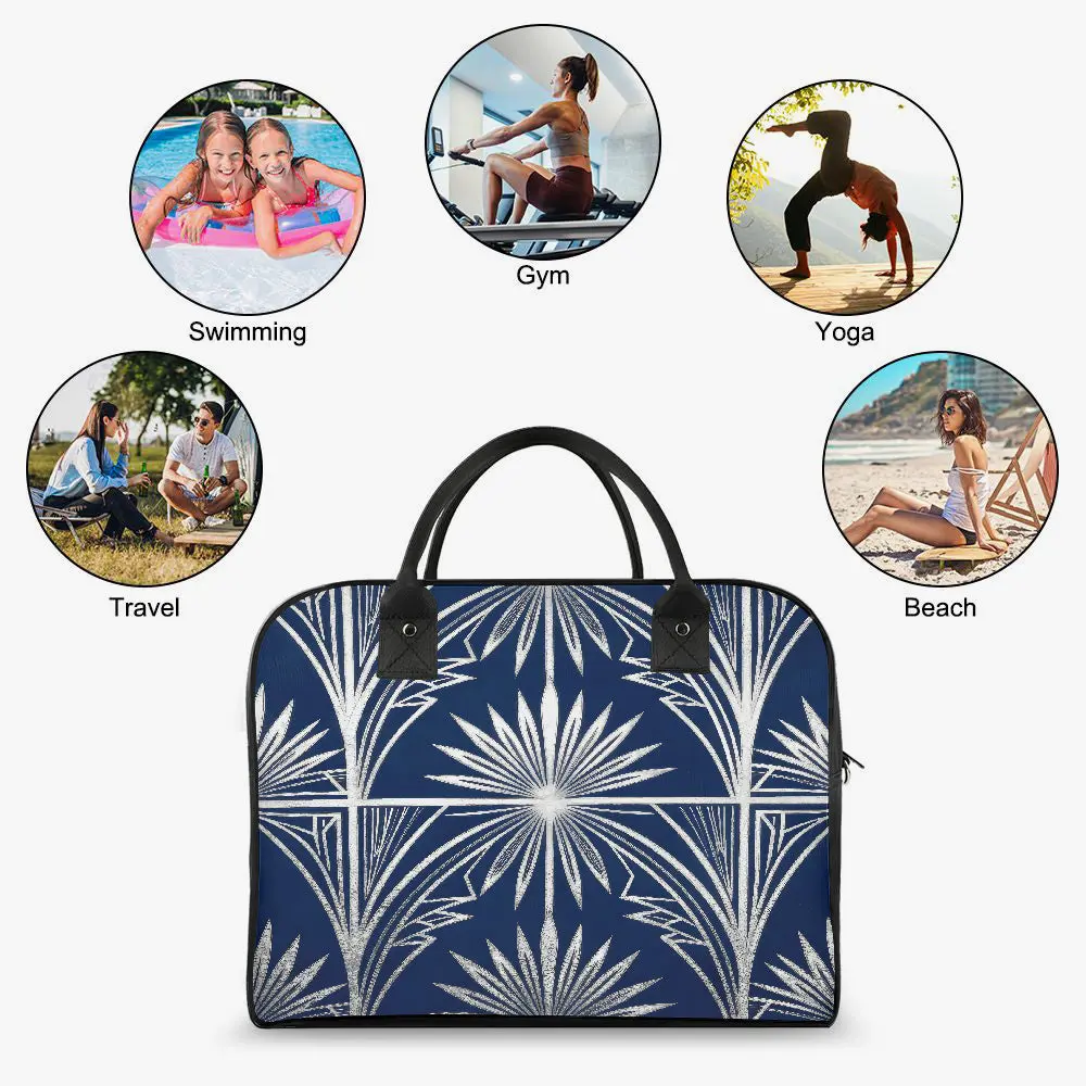 Lady in Motion Art Deco Large Travel Handbag | Aura Regalia