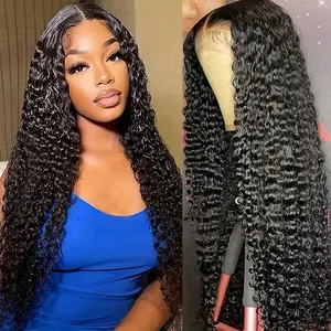 Popular foreign trade wigs: European and American fashion lace front voluminous curly hair, African lace front