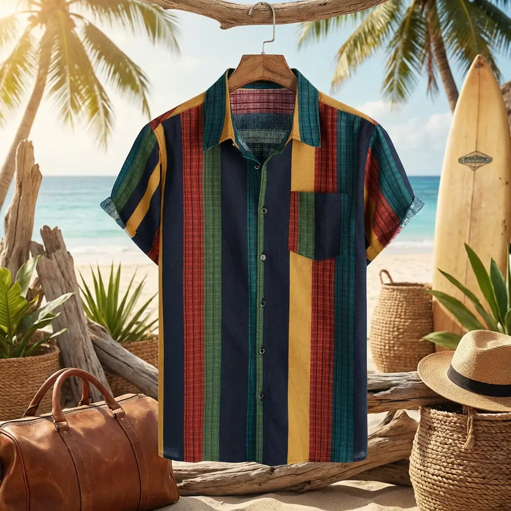 Men's Casual Cotton Linen Vintage Pattern Printed Short Sleeve Button Down Retro Shirt - Breathable Comfortable Old Style Fashion Perfect for Daily Wear Shopping Leisure Lightweight Soft Fabric Classic Design Men's Casual Cotton Linen Vintage Pattern Printed Short Sleeve Button Down Retro Shirt - Breathable Comfortable Old Style Fashion Perfect for Daily Wear Shopping Leisure Lightweight Soft Fabric Classic Design