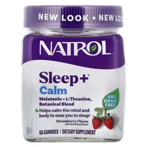 Natrol Sleep+® Calm Gummies, Strawberry, 60 Gummies