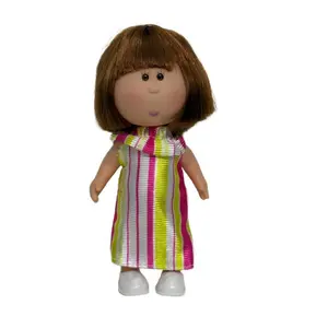 New Cute 5.5 Inch Mini Spanish Doll, Unisex Collectible Toy, Perfect Gift for Kids & Adults, Adorable Design, No Battery Required
