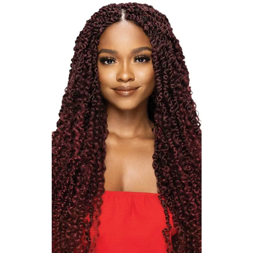 24 Inch Synthetic Braiding Hair, Long Waterwave Bohemian Passion Twists, Wavy Boho Hair Extensions for Women, Bohemian Braided Wigs, Shampoo, Synthetic Wavy Wig, Paddle Brush, Boho Twists, Wide Tooth Comb