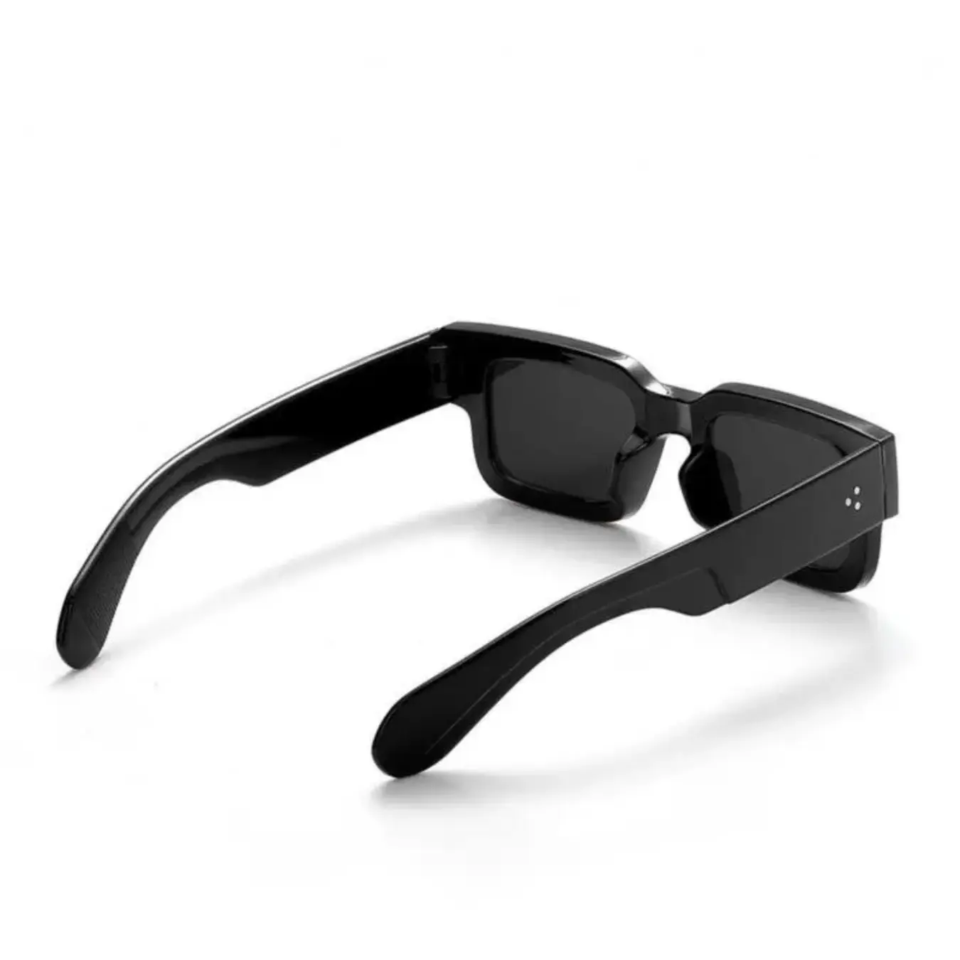 Square Sunglasses with UV Protection, Plastic Frame Retro Square Sunglasses 34330-FLSD – T H Sunglass Corp main image 4