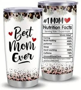 Mother's Day Gifts for Mom, Best Mom Gift, Mom Nutrition Facts Cup, Mama Cup For Women, Birthday Gift For Women Drinkware Tumbler