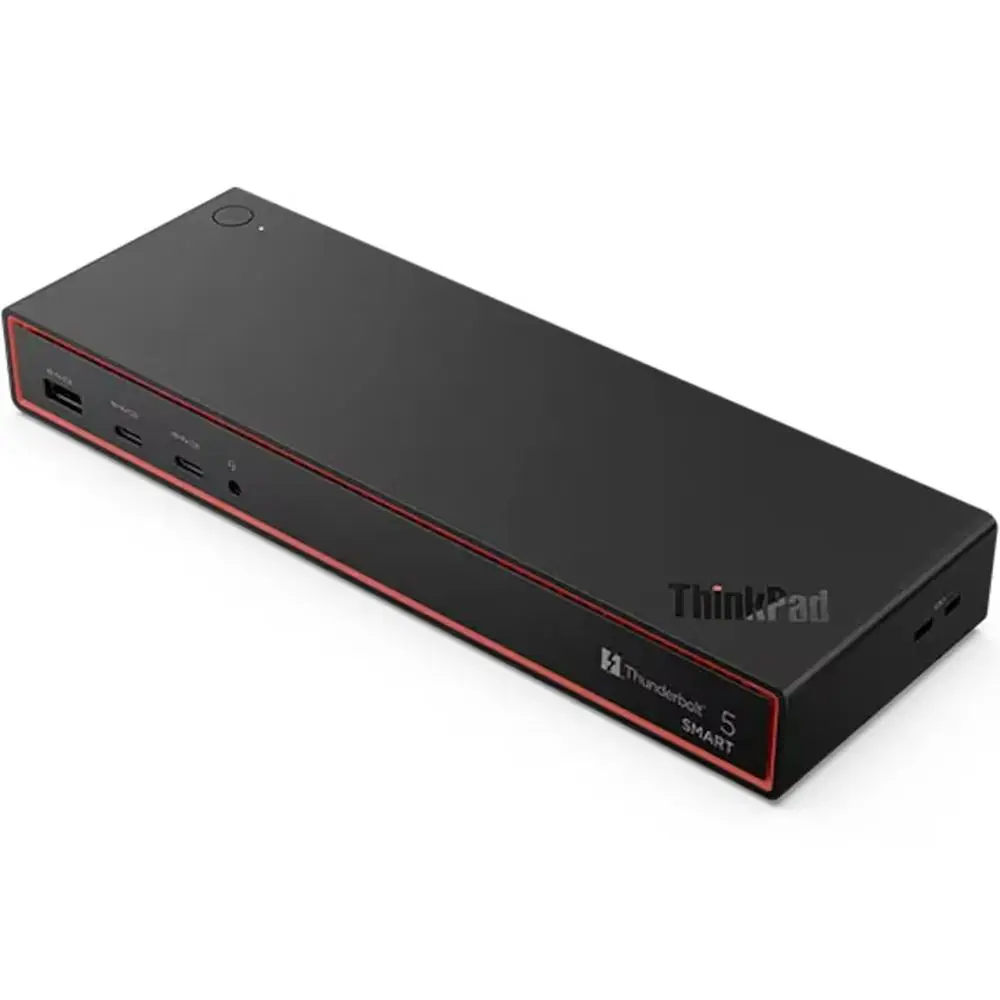 Lenovo 40BA0265US ThinkPad Thunderbolt 5 Smart Docking Station - 265W Adapter, USB-C, Multi-Display Support, New Generation Cloud-Based Management Console, Maximize Productivity, Workspace