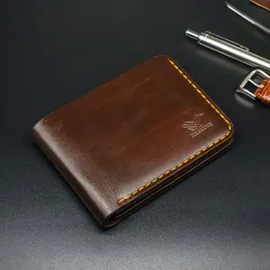 Bellicose Leather Bifold Wallet for Men - Handmade Full Grain Leather, Classic Style, Premium Quality, Built to Last Lifetime, Perfect Man Gift Wallet