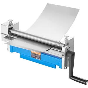 VEVOR Slip Roller, 12.6 inches, Sheet Metal Slip Roll Machine, 20 Gauge Capacity, Rolling Bending Machine with Detachable Rollers, 21 HRC, for Aluminum Alloy Sheet Low Carbon Steel Copper SheetVEVOR Super Brand Day