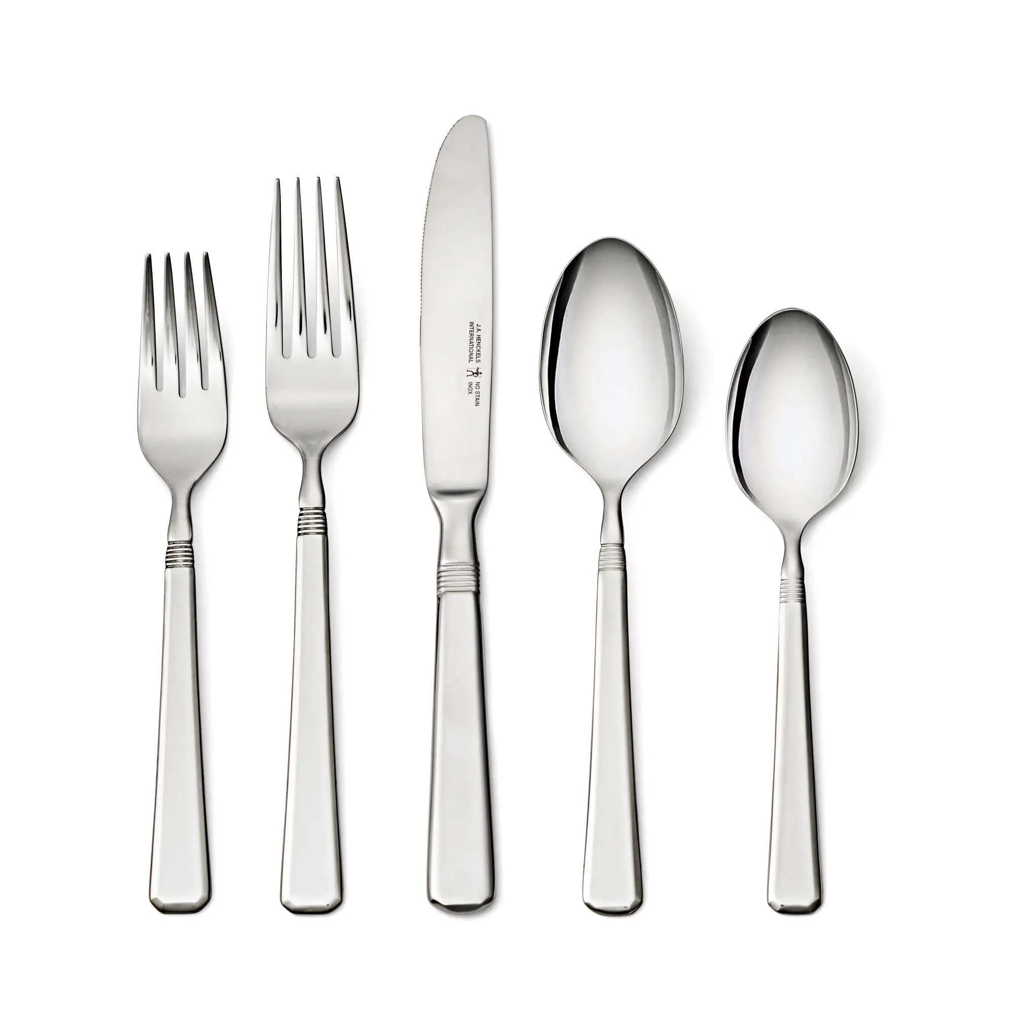 Henckels Metrona 62-pc 18/10 Stainless Steel Flatware Set