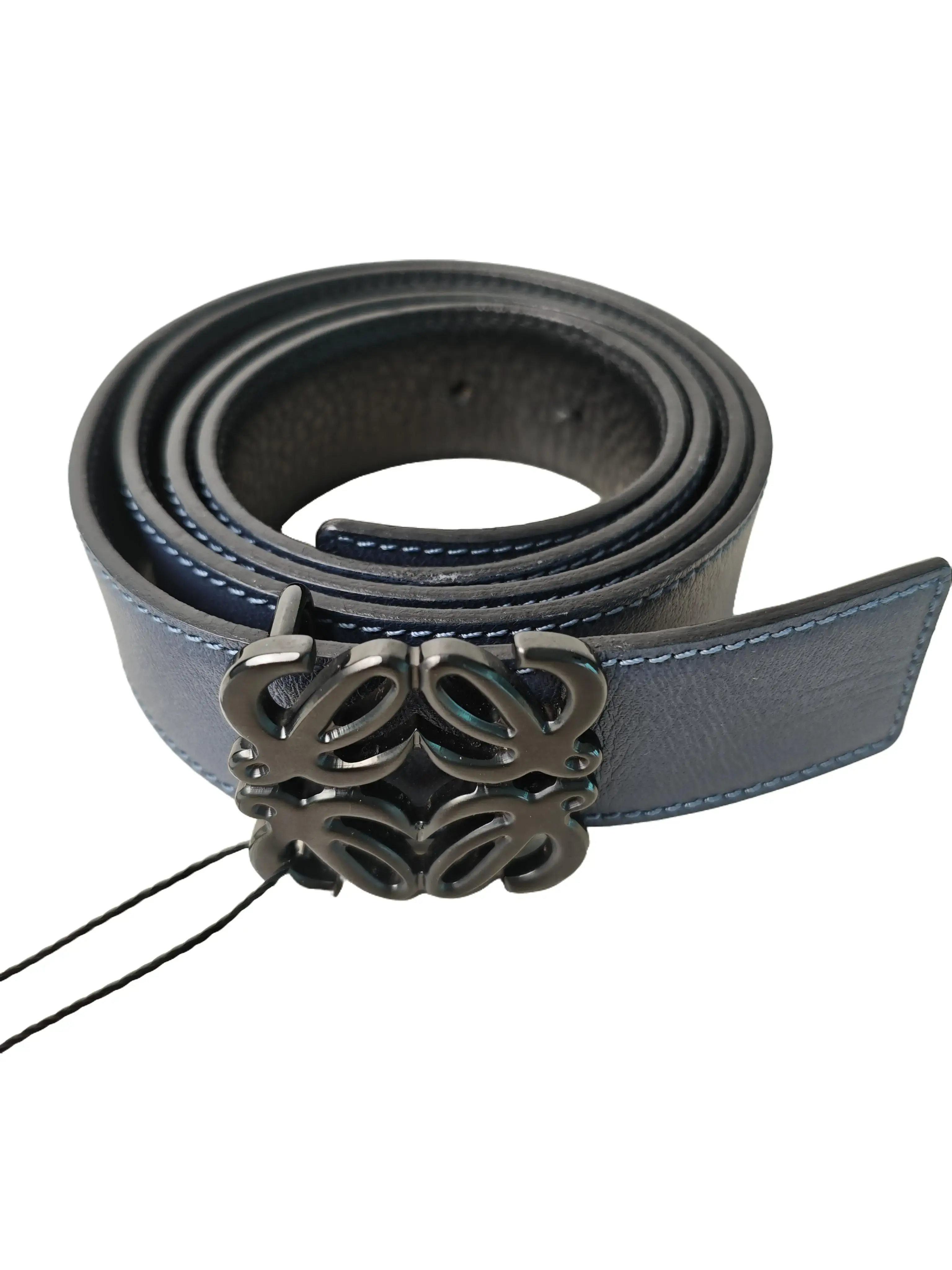 Pre-owned LOEWE Anagram Reversible‑Leather Belt,Loewe Men‑s Leather Belt TKB00000048