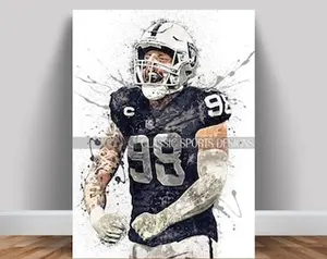 Maxx Crosby Poster, Las Vegas Raiders, Poster Print Unframed, Wall Art Print, Kids Decor, Man Cave Gift, Sports Art